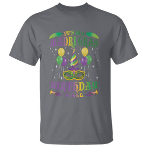 Funny It's My Mardi Gras Birthday Y'all T Shirt TS09 Charcoal Printyourwear