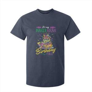 It's My Mardi Gras Birthday Y'all Funny T Shirt For Kid TS09 Navy Print Your Wear