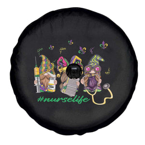 Mardi Gras Spare Tire Cover Jester Gnomes Nurse RN ICU NICU ER Scrub TS09 Print Your Wear