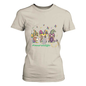 Mardi Gras T Shirt For Women Jester Gnomes Nurse RN ICU NICU ER Scrub TS09 Sand Print Your Wear