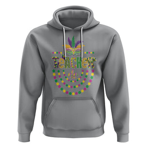 Mardi Gras Teacher Fat Tuesday New Orleans Hoodie TS09 Sport Gray Printyourwear