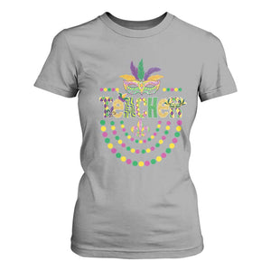 Mardi Gras Teacher Fat Tuesday New Orleans T Shirt For Women TS09 Sport Gray Print Your Wear