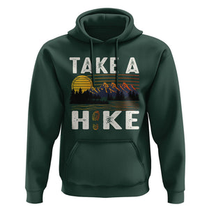 Hiking Lover Hoodie Take A Hike Outdoor Nature Camping TS09 Dark Forest Green Printyourwear