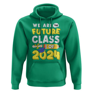 Graduation Hoodie We Are The Future Of Class 2024 TS09 Irish Green Print Your Wear