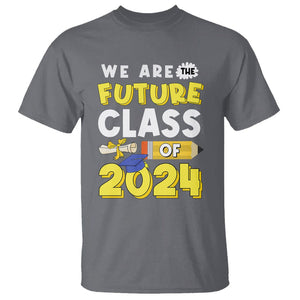 Graduation T Shirt We Are The Future Of Class 2024 TS09 Charcoal Print Your Wear