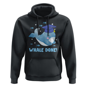 Graduation Hoodie Whale Done Congratulation Graduated Graduating TS09 Black Print Your Wear