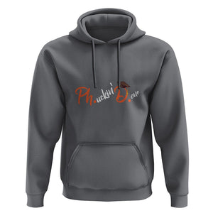 Ph.D. Graduation Hoodie Phucking Done PhD TS09 Charcoal Print Your Wear