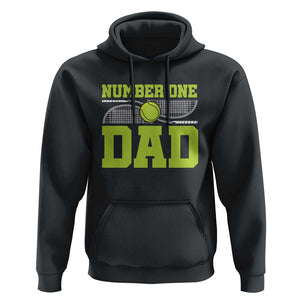 Funny Number One Tennis Dad Hoodie TS09 Black Print Your Wear