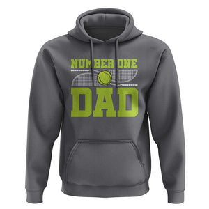 Funny Number One Tennis Dad Hoodie TS09 Charcoal Print Your Wear