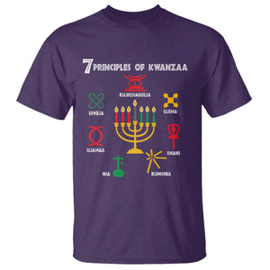 Christmas T Shirt 7 Principles Of Kwanzaa African American Festival TS09 Purple Printyourwear