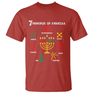 Christmas T Shirt 7 Principles Of Kwanzaa African American Festival TS09 Red Printyourwear