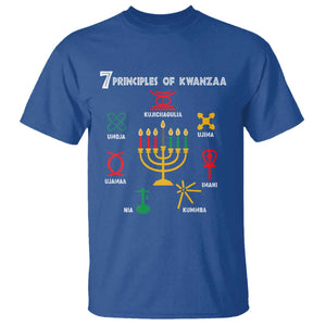 Christmas T Shirt 7 Principles Of Kwanzaa African American Festival TS09 Royal Blue Printyourwear