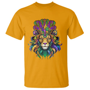 Mardi Gras T Shirt Pride Lion With Jester Hat Fat Tuesday Festival TS09 Gold Printyourwear