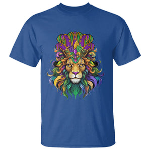 Mardi Gras T Shirt Pride Lion With Jester Hat Fat Tuesday Festival TS09 Royal Blue Printyourwear