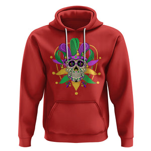 Mardi Gras Funny Sugar Skull Fat Tuesday New Orleans Hoodie TS09 Red Printyourwear