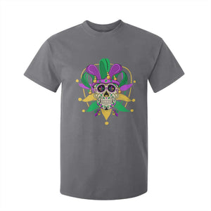 Mardi Gras Funny Sugar Skull Fat Tuesday New Orleans T Shirt For Kid TS09 Charcoal Print Your Wear