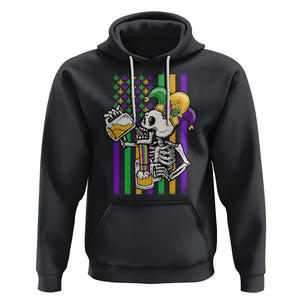 Mardi Gras Beer Lover American Flag Fat Tuesday Parade Hoodie TS09 Black Printyourwear