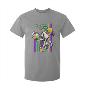 Mardi Gras Beer Lover American Flag Fat Tuesday Parade T Shirt For Kid TS09 Sport Gray Print Your Wear