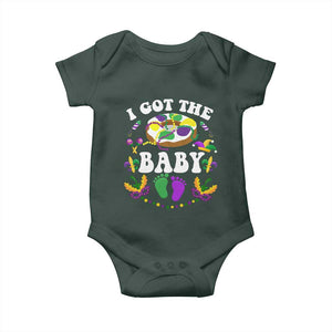 Mardi Gras Baby Onesie I Got The Baby Funny Pregnancy Announcement TS09 Print Your Wear