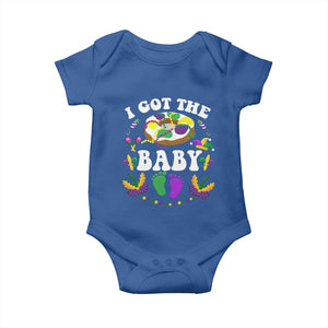 Mardi Gras Baby Onesie I Got The Baby Funny Pregnancy Announcement TS09 Royal Blue Print Your Wear