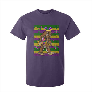 Mardi Gras Bigfoot Sasquatch Funny Fat Tuesday Parade T Shirt For Kid TS09 Purple Print Your Wear