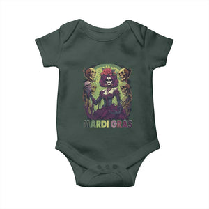 Mardi Gras Baby Onesie Voodoo Queen Skeleton Witch Creepy Skull TS09 Print Your Wear