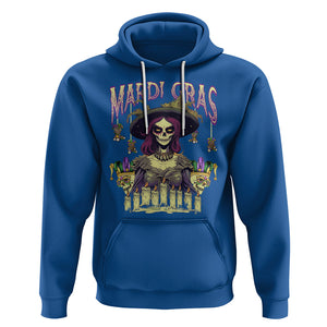 Mardi Gras Hoodie Voodoo Queen Creepy Doll TS09 Royal Blue Printyourwear