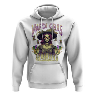 Mardi Gras Hoodie Voodoo Queen Creepy Doll TS09 White Printyourwear