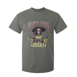 Mardi Gras T Shirt For Kid Voodoo Queen Creepy Doll TS09 Military Green Print Your Wear