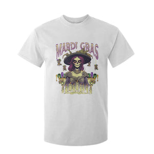 Mardi Gras T Shirt For Kid Voodoo Queen Creepy Doll TS09 White Print Your Wear