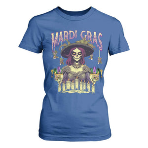 Mardi Gras T Shirt For Women Voodoo Queen Creepy Doll TS09 Royal Blue Print Your Wear