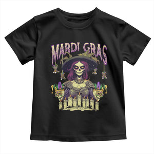 Mardi Gras Toddler T Shirt Voodoo Queen Creepy Doll TS09 Black Print Your Wear