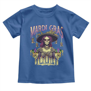 Mardi Gras Toddler T Shirt Voodoo Queen Creepy Doll TS09 Royal Blue Print Your Wear