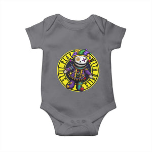 I Still Play With Doll Voodoo Mardi Gras Baby Onesie TS09 Charcoal Print Your Wear