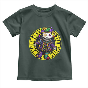 I Still Play With Doll Voodoo Mardi Gras Toddler T Shirt TS09 Dark Forest Green Print Your Wear