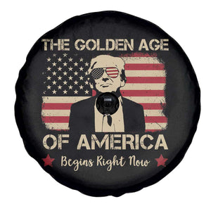 Trump 47 Spare Tire Cover The Golden Age Of America Begins Right Now 2025 TS09 Print Your Wear
