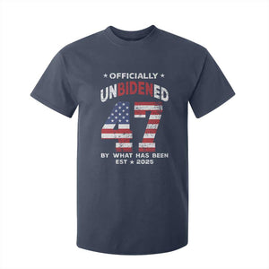 Funny Trump T Shirt For Kid Unbidened By What Has Been Pun TS09 Navy Print Your Wear