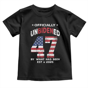 Funny Trump Toddler T Shirt Unbidened By What Has Been Pun TS09 Black Print Your Wear