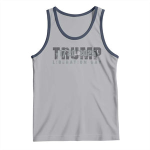 Trump Liberation Day Tank Top Inauguration Day January 20th 2025 TS09 Athletic Heather Navy Print Your Wear