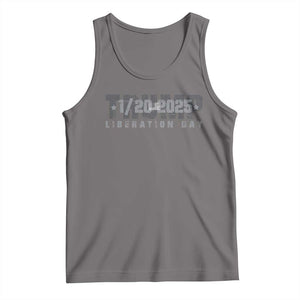 Trump Liberation Day Tank Top Inauguration Day January 20th 2025 TS09 Deep Heather Print Your Wear