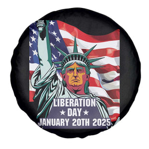 Trump Liberation Day Spare Tire Cover Statue Of Liberty January 20th 2025 TS09 Print Your Wear