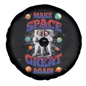 Funny Trump Elon Musk Spare Tire Cover Make Space Great Again TS09 Print Your Wear