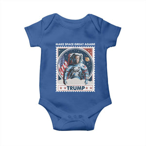 Funny Trump Baby Onesie Make Space Great Again TS09 Royal Blue Print Your Wear
