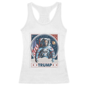Funny Trump Racerback Tank Top Make Space Great Again TS09 White Print Your Wear