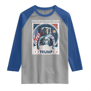 Funny Trump Raglan Shirt Make Space Great Again TS09 Sport Gray Royal Print Your Wear