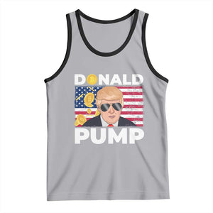 Bitcoin Trump Tank Top Donald Pump Funny Crypto TS09 Athletic Heather Black Print Your Wear