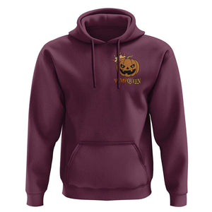 Halloween Couple Matching Hoodie Pumpqueen Funny Spooky Pumpkin TS09 Maroon Print Your Wear