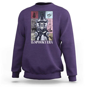Halloween Witch Sweatshirt In My Spooky Era TS09 Purple Print Your Wear