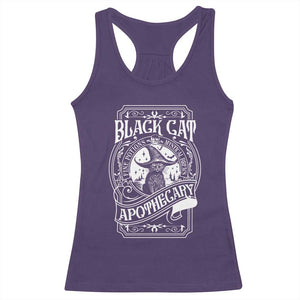 Black Cat Witch Racerback Tank Top Salem Apothecary Halloween TS09 Purple Print Your Wear