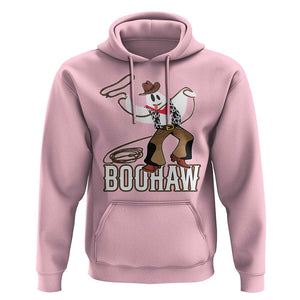Halloween Cowboy Hoodie BooHaw Western Ghost TS09 Light Pink Print Your Wear